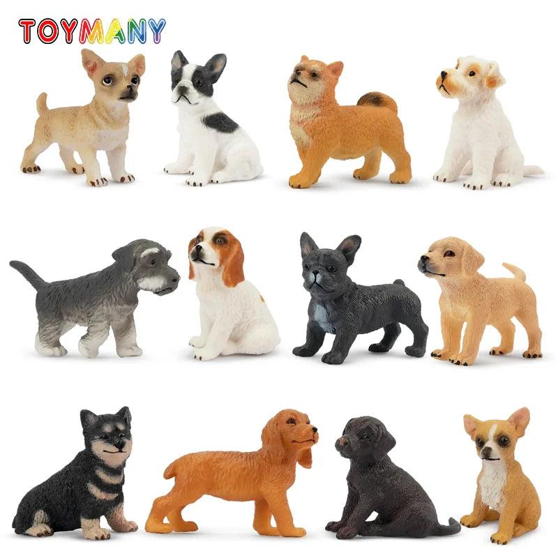  Dog Figures | Realistic PVC Mini Figures | Toylandeu™ 
