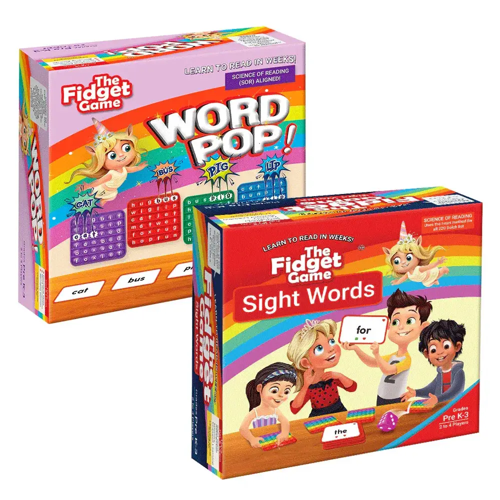 Dolch Sight Words Reading Bundle With Phonics Fun For Kids - The Fidget Games