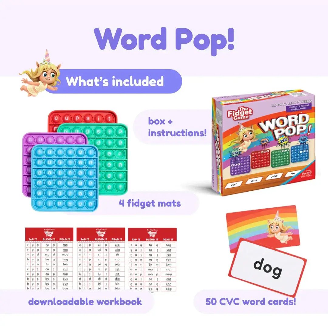 Dolch Sight Words Reading Bundle With Phonics Fun For Kids - The Fidget Games