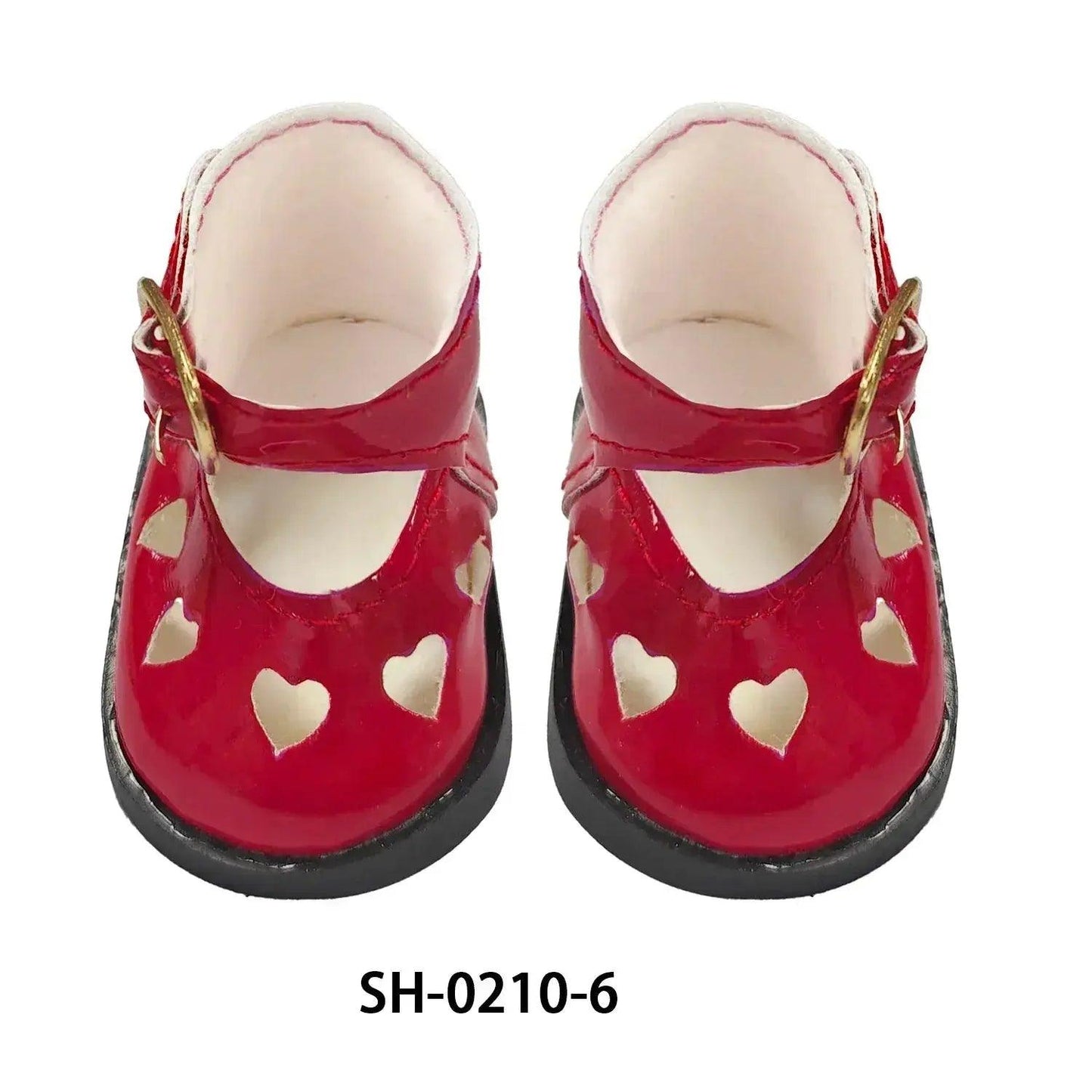  PU Leather Heart Bow Doll Shoes For 14 Inches Dolls -  ToylandEU™