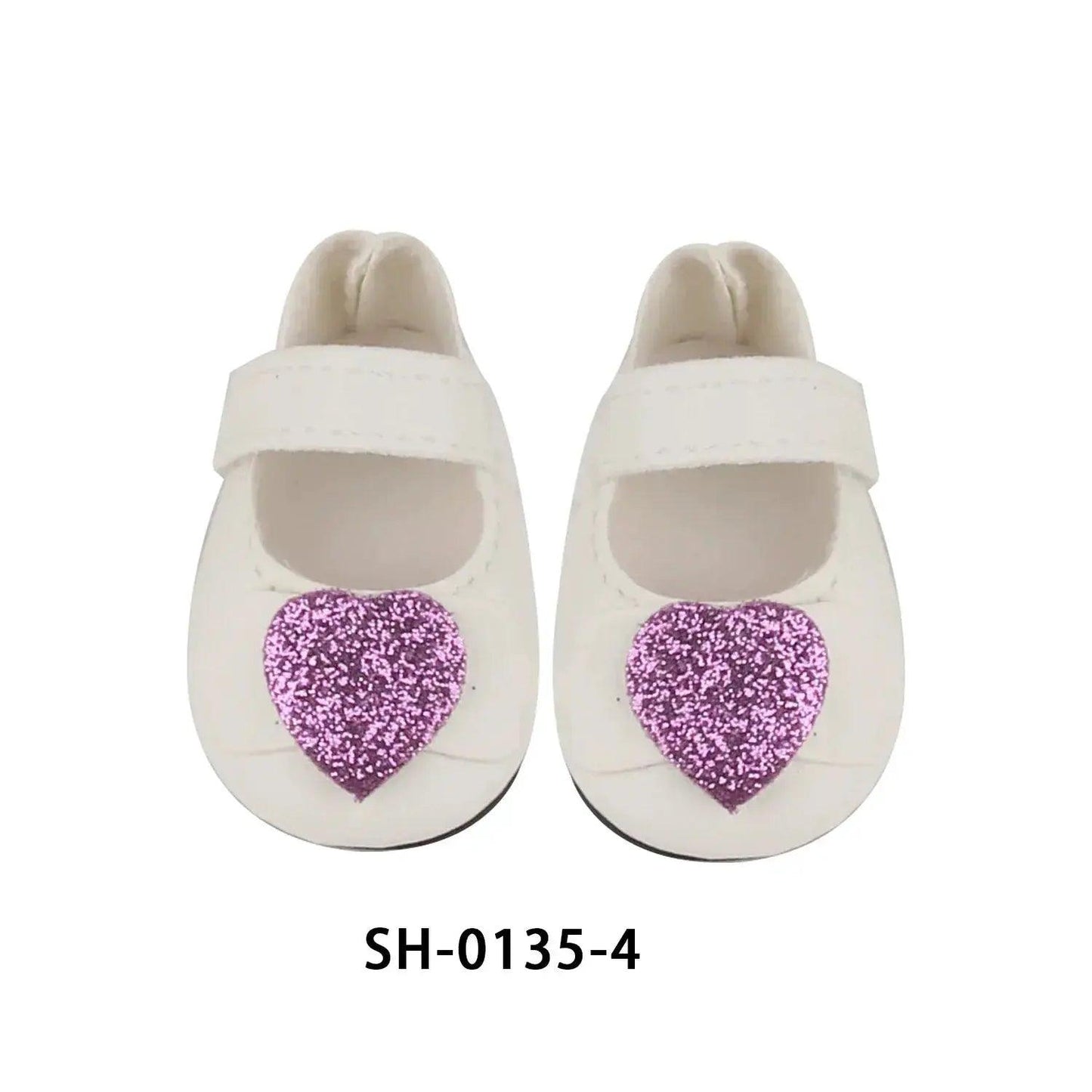  PU Leather Heart Bow Doll Shoes For 14 Inches Dolls -  ToylandEU™