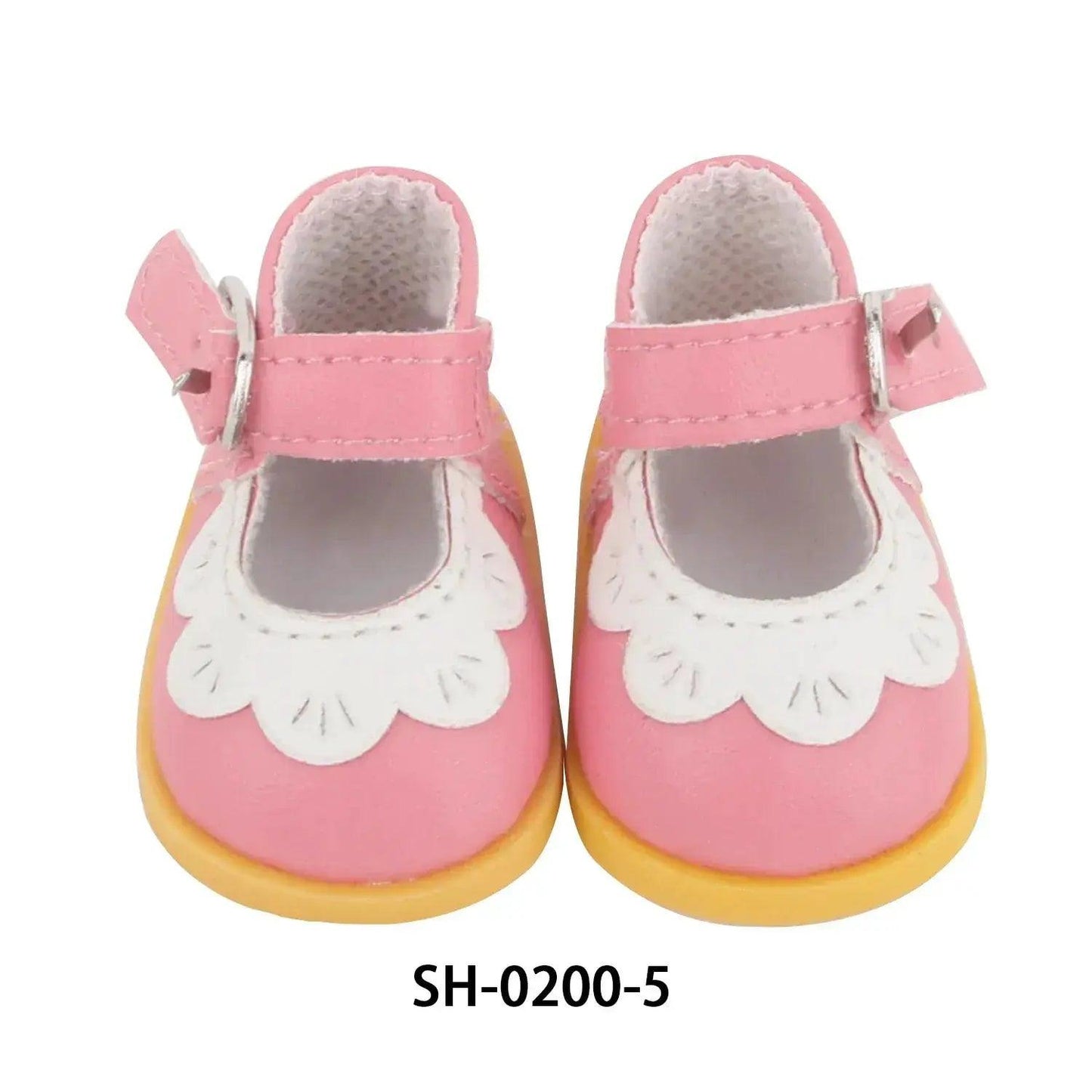  PU Leather Heart Bow Doll Shoes For 14 Inches Dolls -  ToylandEU™