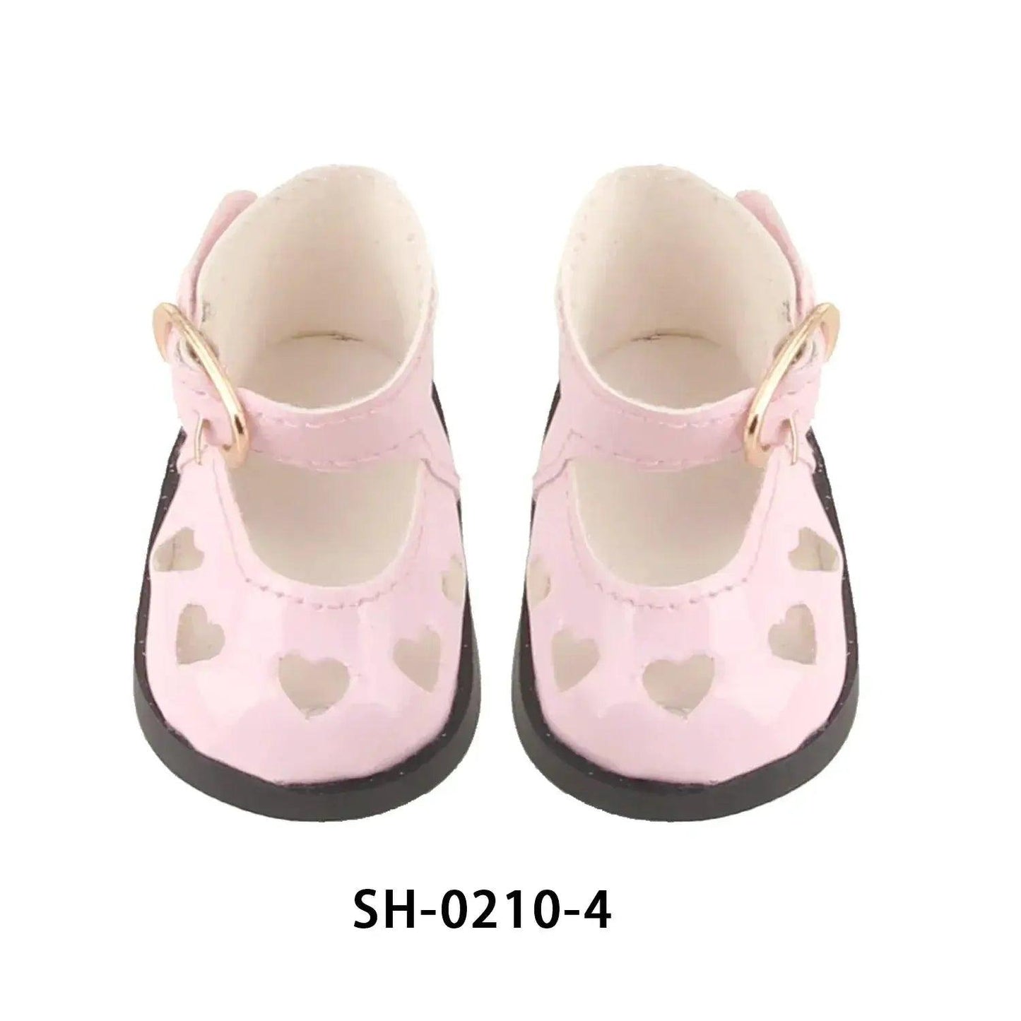  PU Leather Heart Bow Doll Shoes For 14 Inches Dolls -  ToylandEU™