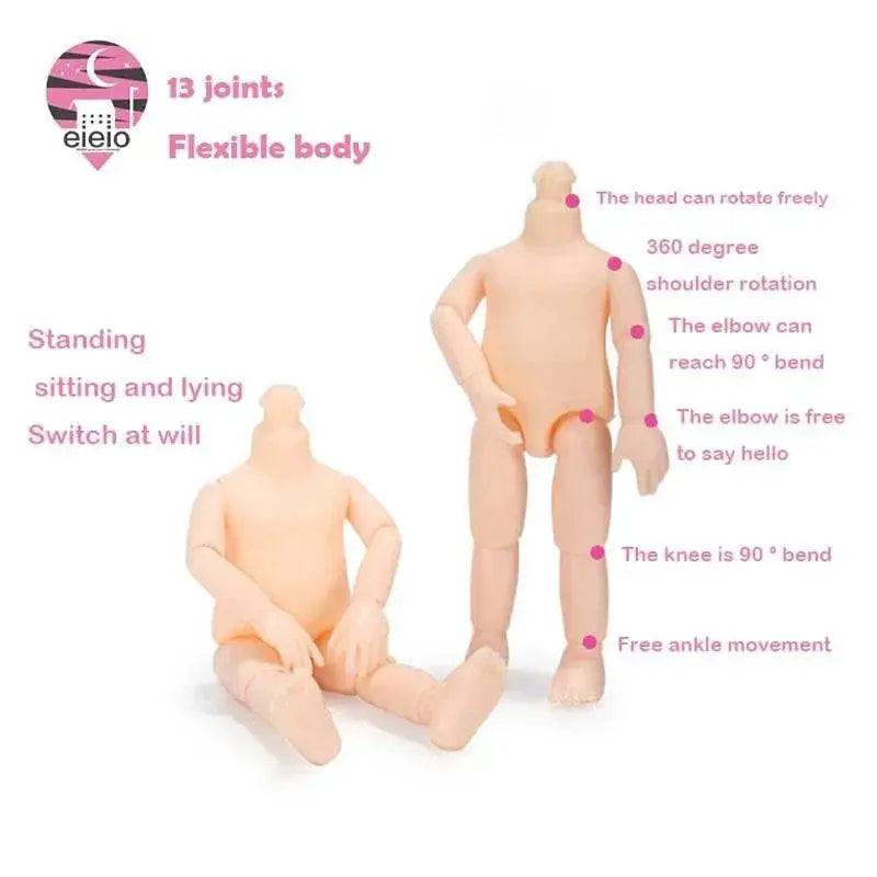  16cm 6 Inch 1/12 Dolls BJD Baby Doll Fashion Clothes Toys -  ToylandEU™