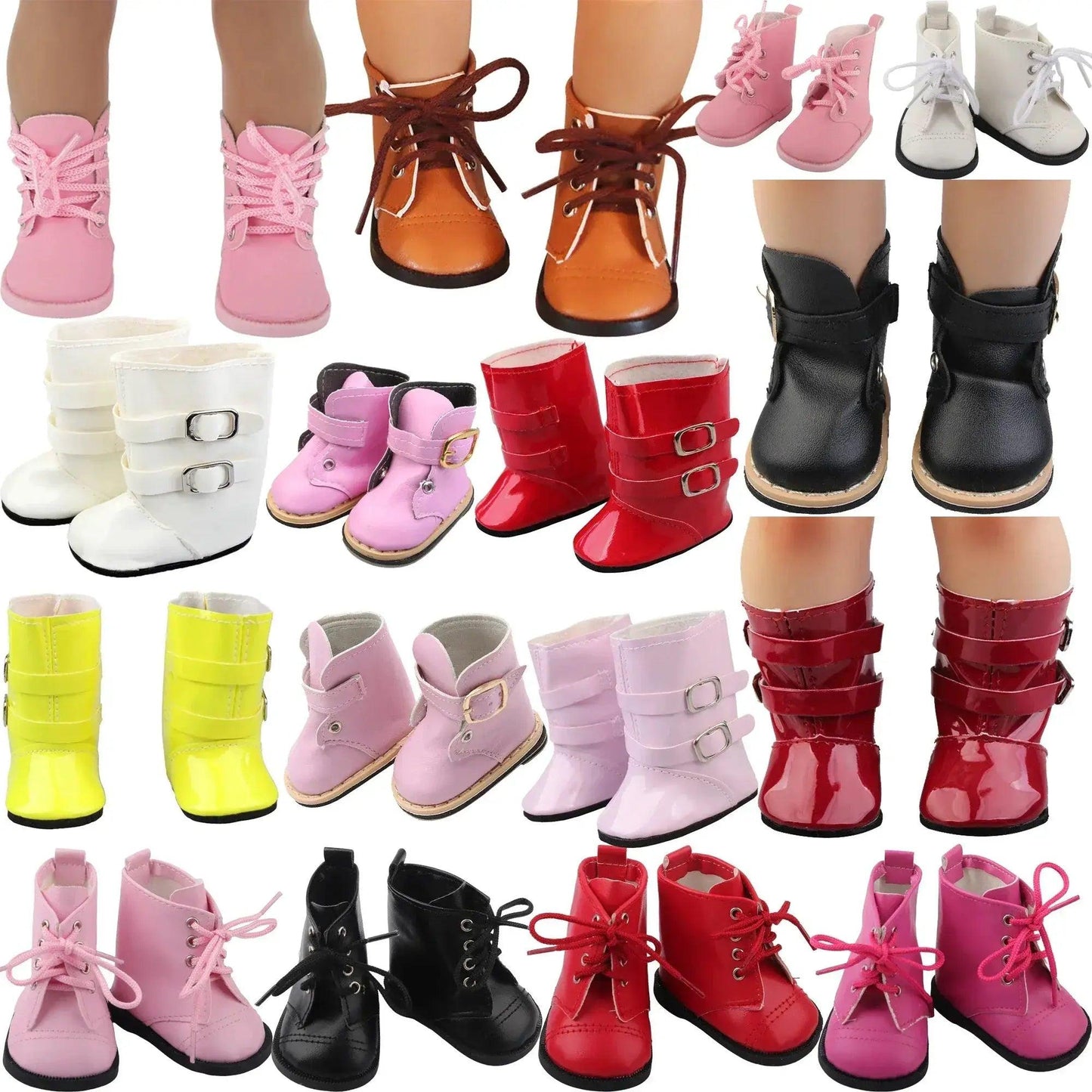  Leather Doll Boots For 18 Inch American Girl Dolls -  ToylandEU™