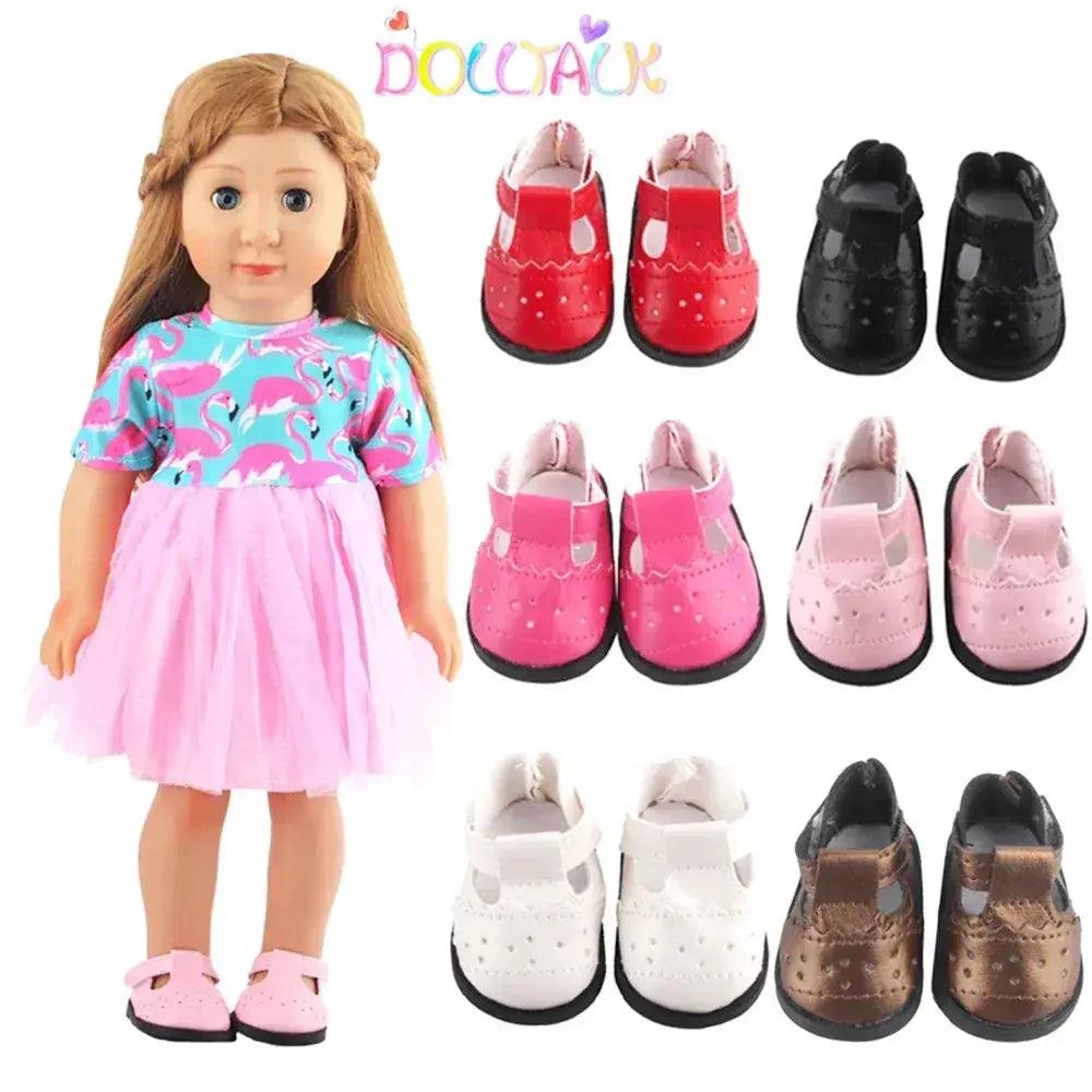  Leather Doll Boots For 18 Inch Dolls Realistic Look -  ToylandEU™