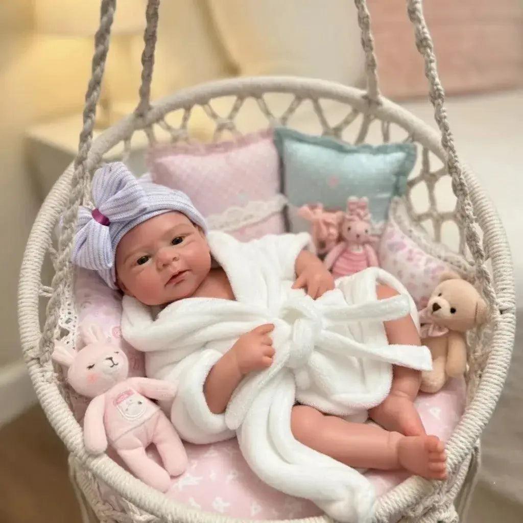  18 Inch Silicone Reborn Boy Doll Handmade Open Mouth -  ToylandEU™