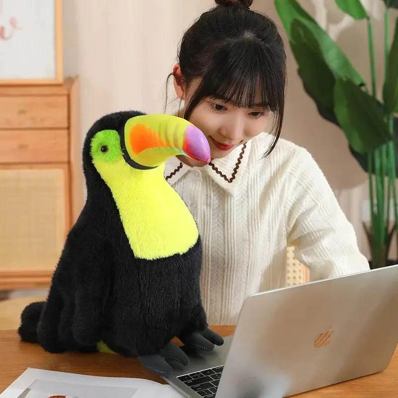  20/30/40CM Simulation Toco Toucan Plush Toys Cute Ramphastos Toco Stuffed Bird Doll for Home Decoration Gifts -  ToylandEU™