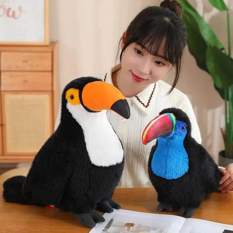  20/30/40CM Simulation Toco Toucan Plush Toys Cute Ramphastos Toco Stuffed Bird Doll for Home Decoration Gifts -  ToylandEU™
