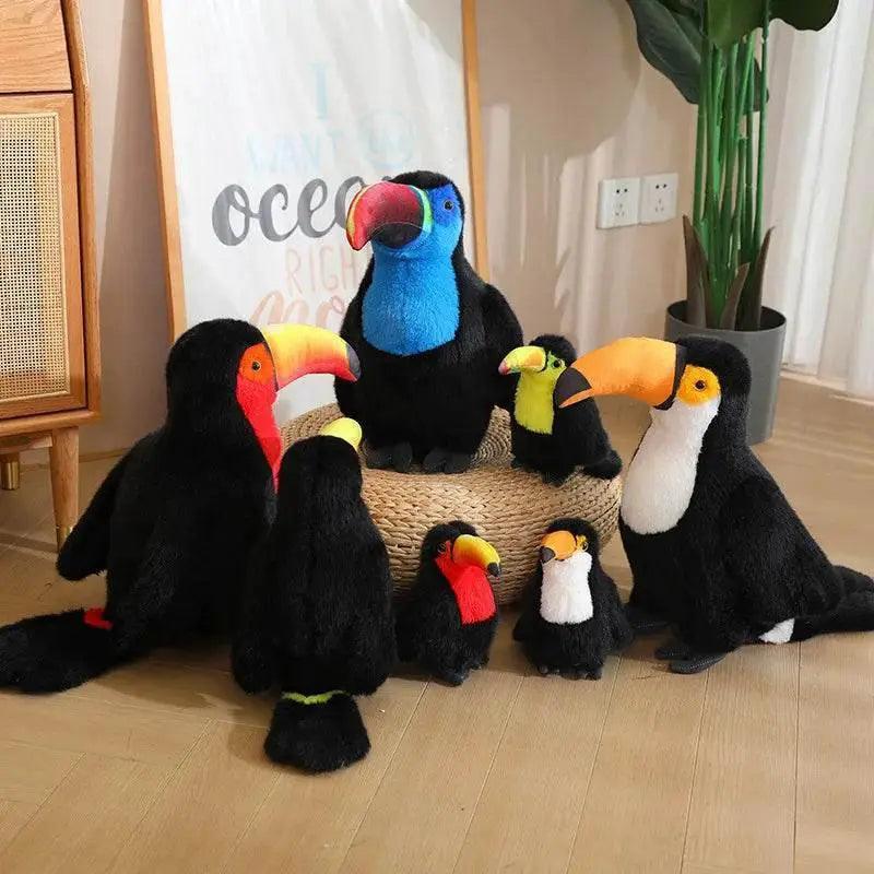  20/30/40CM Simulation Toco Toucan Plush Toys Cute Ramphastos Toco Stuffed Bird Doll for Home Decoration Gifts -  ToylandEU™