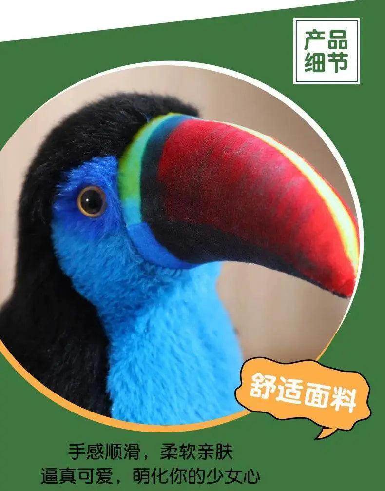  20/30/40CM Simulation Toco Toucan Plush Toys Cute Ramphastos Toco Stuffed Bird Doll for Home Decoration Gifts -  ToylandEU™