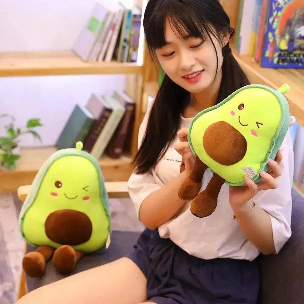  30/45/55CM Cute Avocado Plush Toy Girl Pillow Simulation Fruit Stuffed Doll Birthday Gift For Men And Women -  ToylandEU™