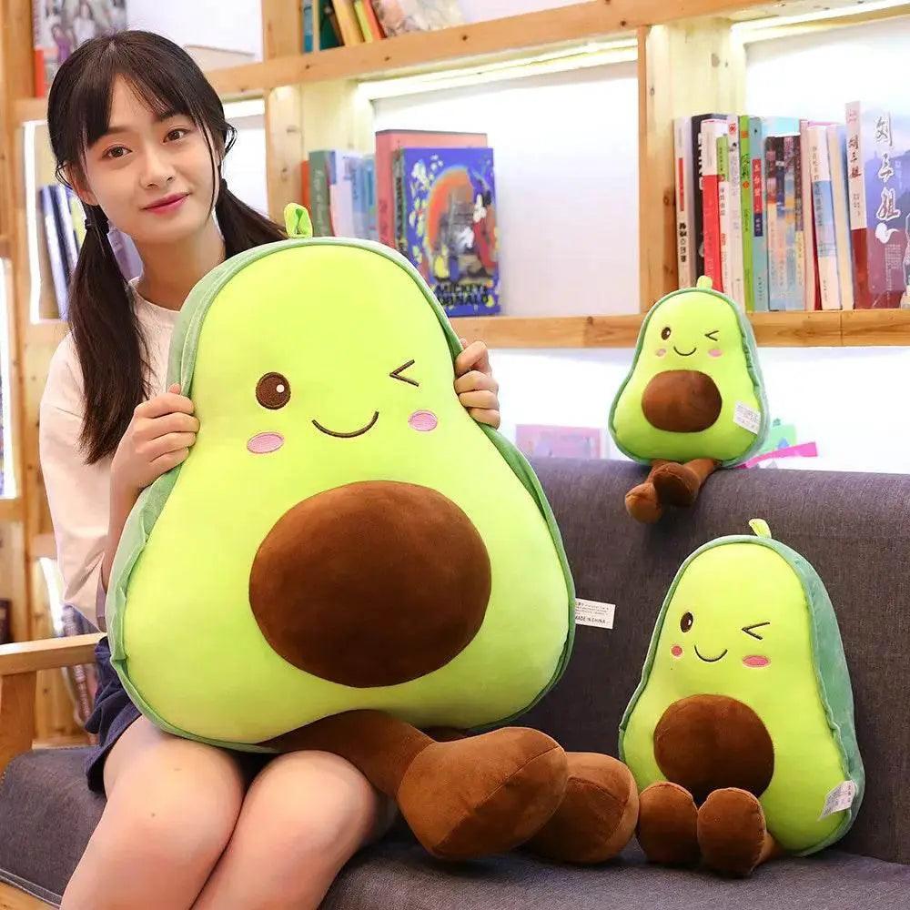  30/45/55CM Cute Avocado Plush Toy Girl Pillow Simulation Fruit Stuffed Doll Birthday Gift For Men And Women -  ToylandEU™