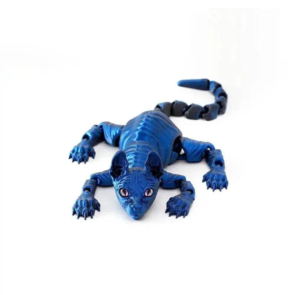  3D Printed Miniature Hairless Cat Model Doll Toy Figurine -  ToylandEU™