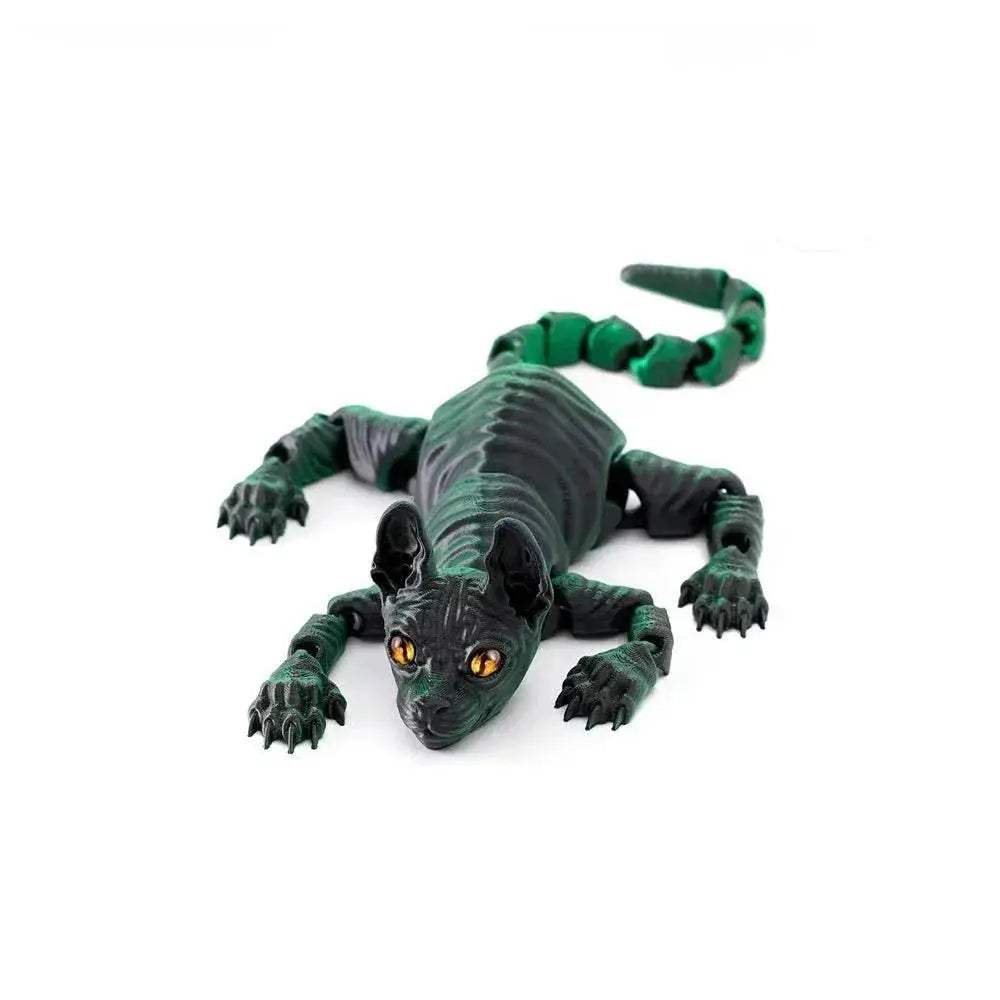  3D Printed Miniature Hairless Cat Model Doll Toy Figurine -  ToylandEU™