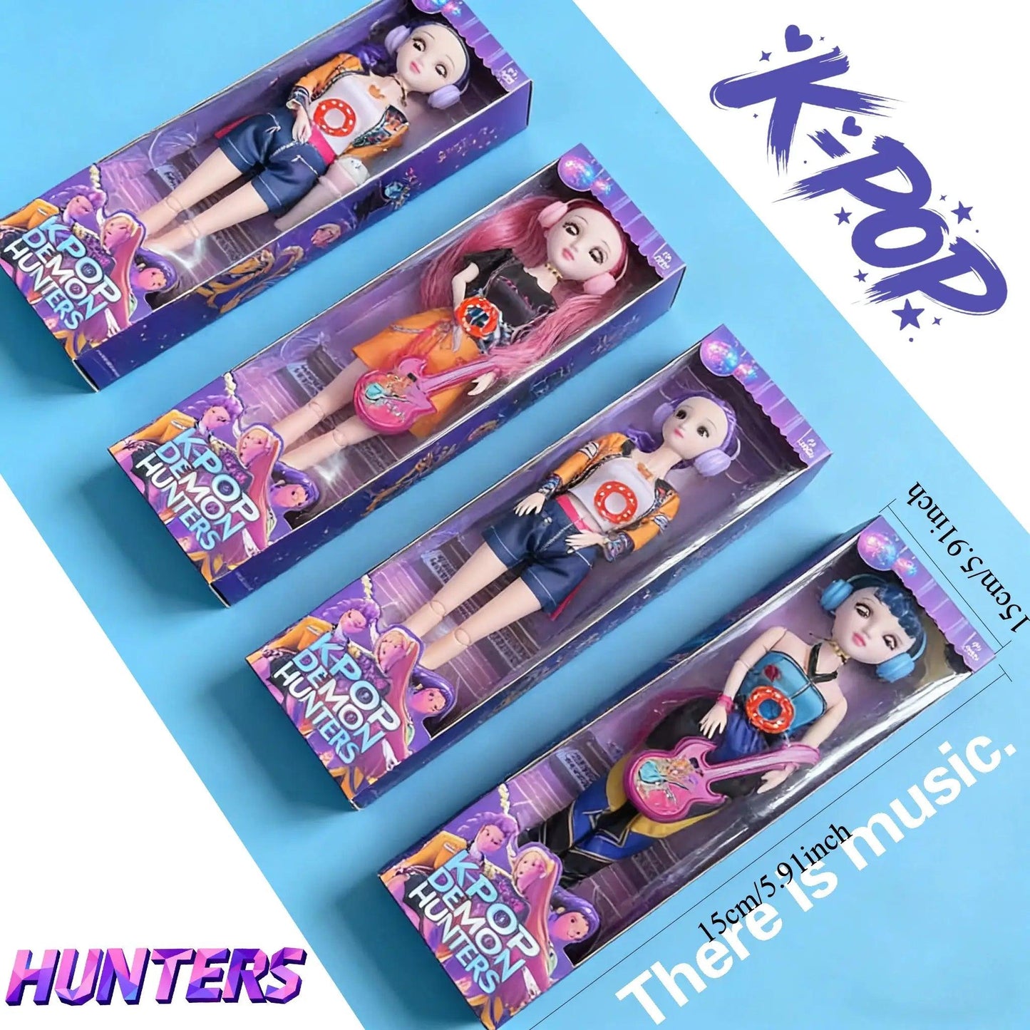  Kpop Dolls 60cm Large Vinyl Posable With Moving Eyes -  ToylandEU™