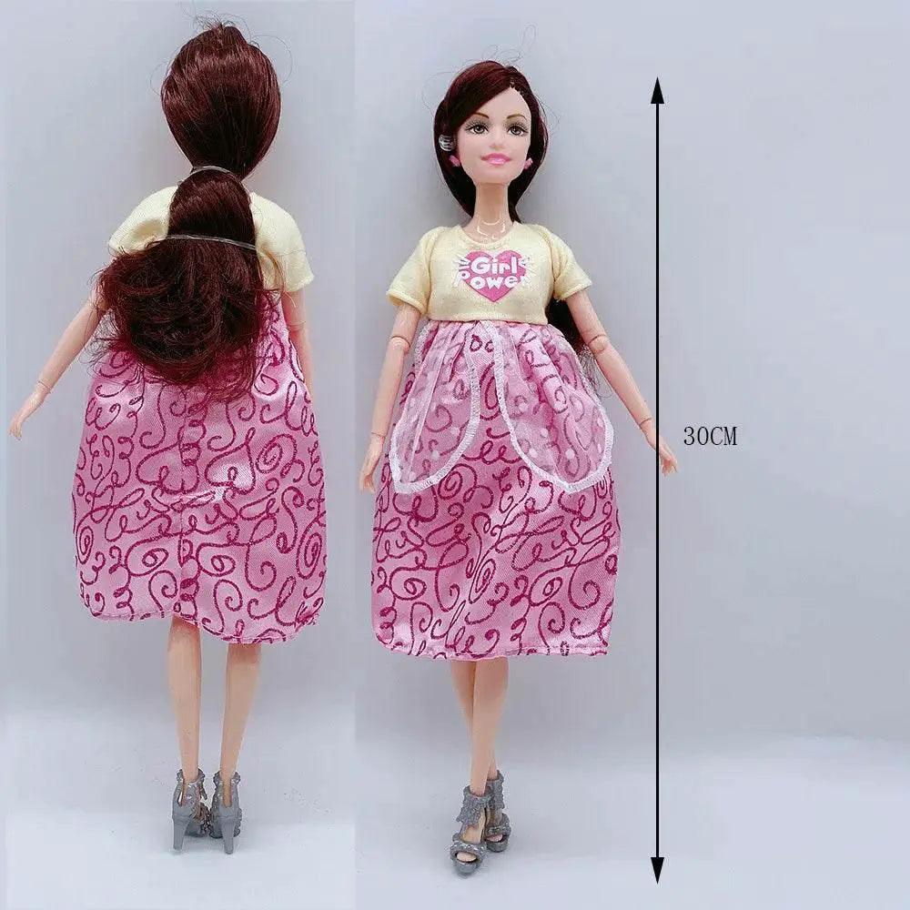  Doll Accessories Baby Dolls Pregnant Mom Father Family Set -  ToylandEU™