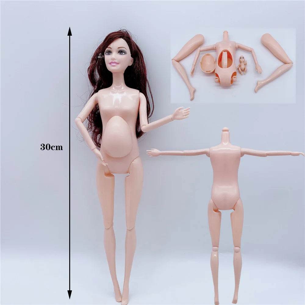 Doll Accessories Baby Dolls Pregnant Mom Father Family Set - ToylandEU