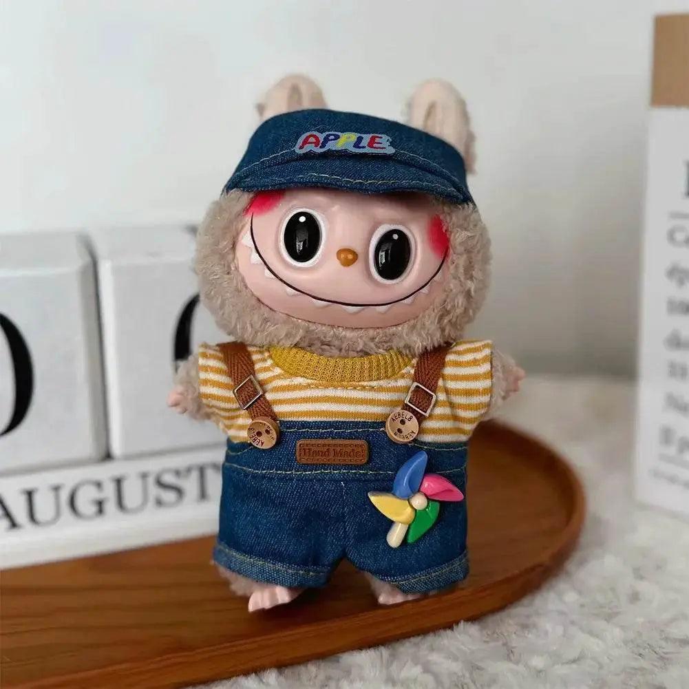  For 15-17cm Labubu Doll Clothes Hoodies Color Match Cute Doll Accessories Little Cloths -  ToylandEU™
