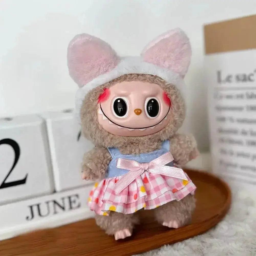  For 15-17cm Labubu Doll Clothes Hoodies Color Match Cute Doll Accessories Little Cloths -  ToylandEU™
