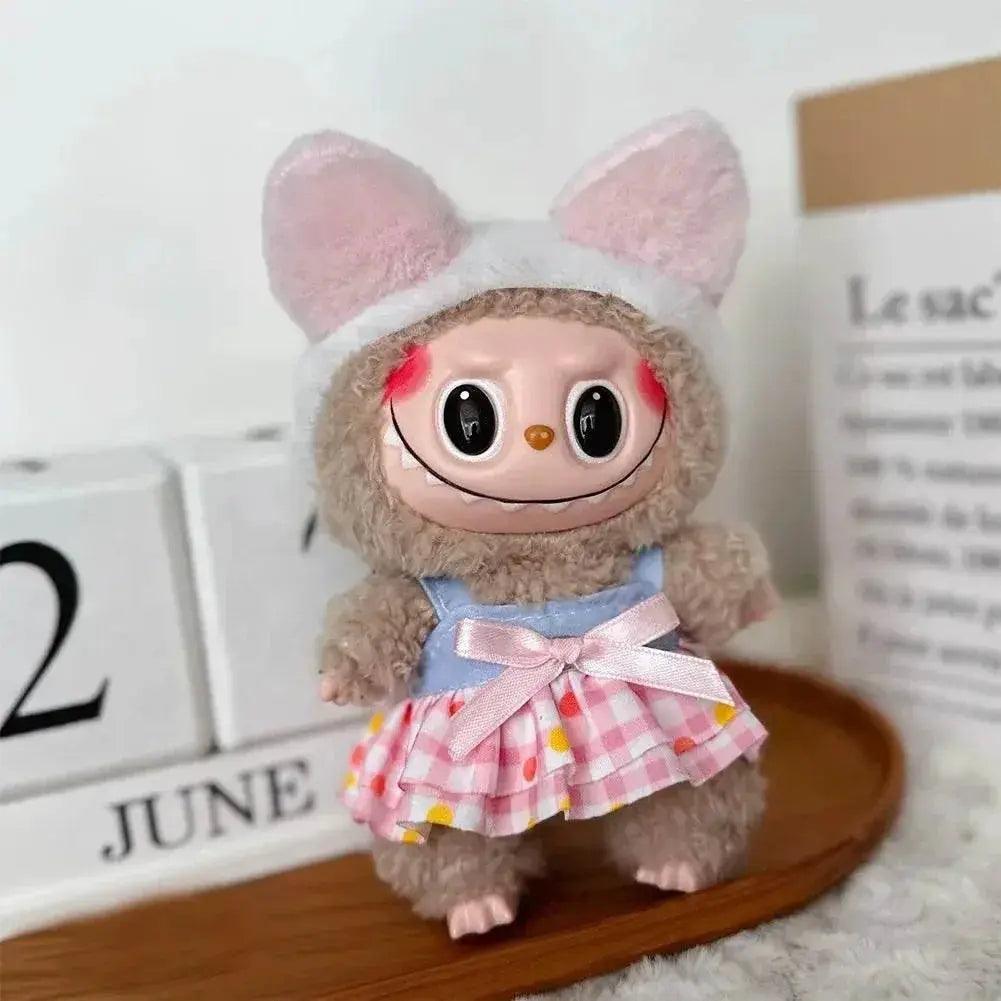  For 15-17cm Labubu Doll Clothes Hoodies Color Match Cute Doll Accessories Little Cloths -  ToylandEU™