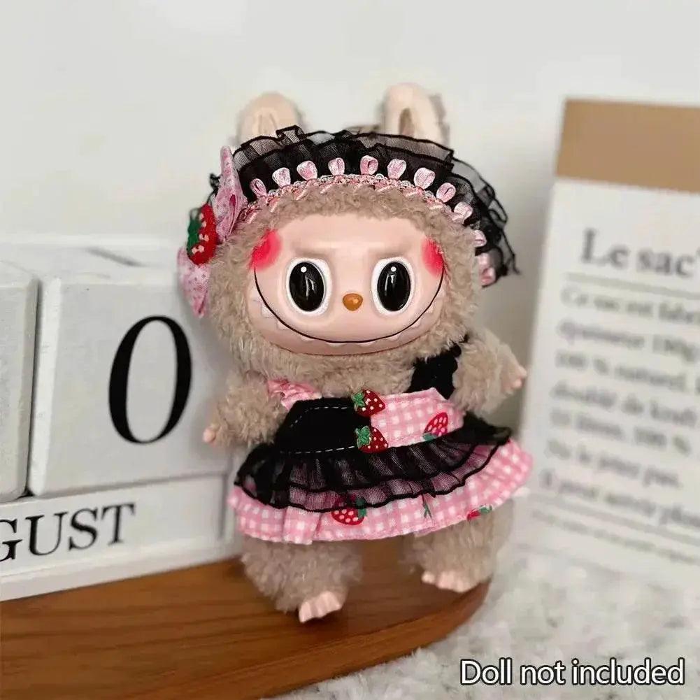  For 15-17cm Labubu Doll Clothes Hoodies Color Match Cute Doll Accessories Little Cloths -  ToylandEU™