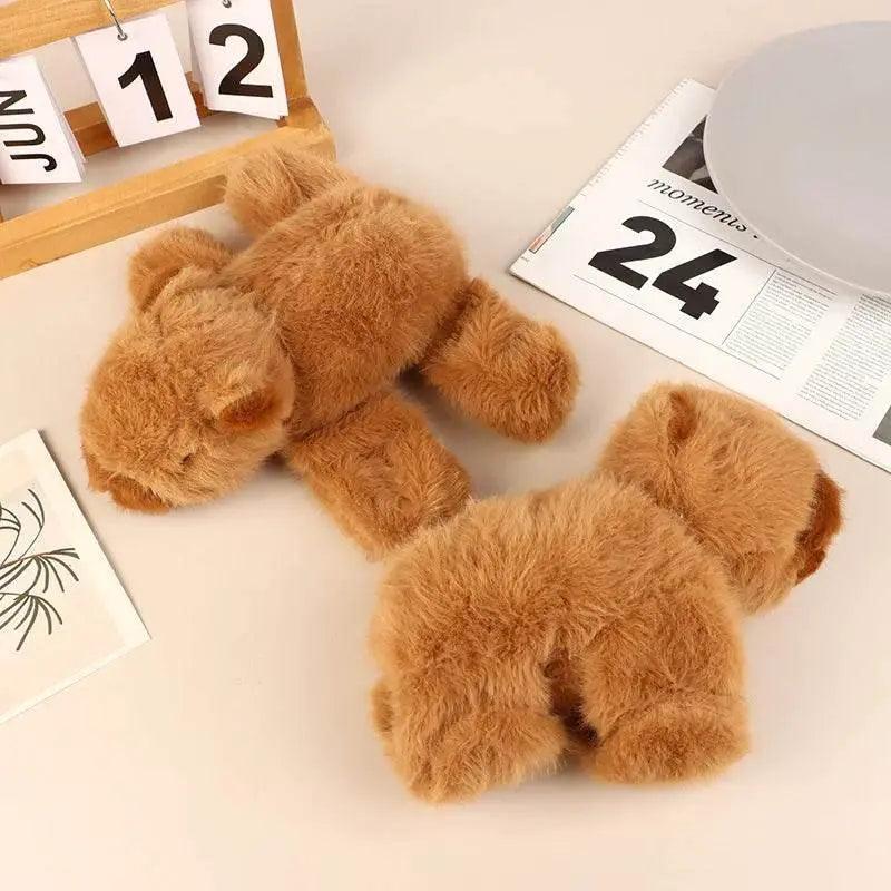  Bracelet Wrist Lying Down Doll Capybara Doll Snap Ring Cute Plush Toy -  ToylandEU™