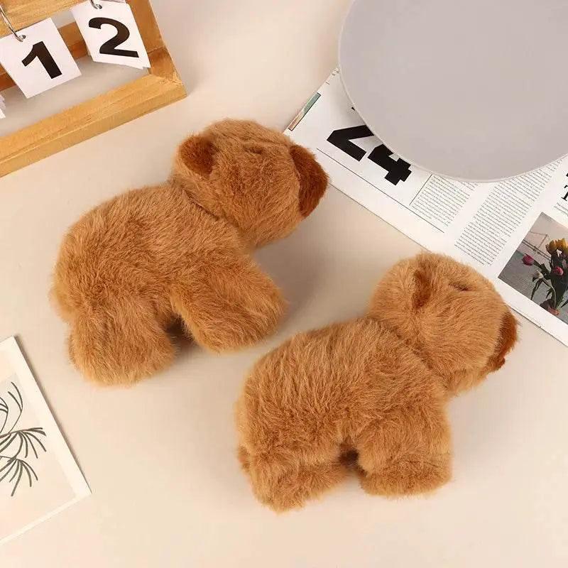  Bracelet Wrist Lying Down Doll Capybara Doll Snap Ring Cute Plush Toy -  ToylandEU™