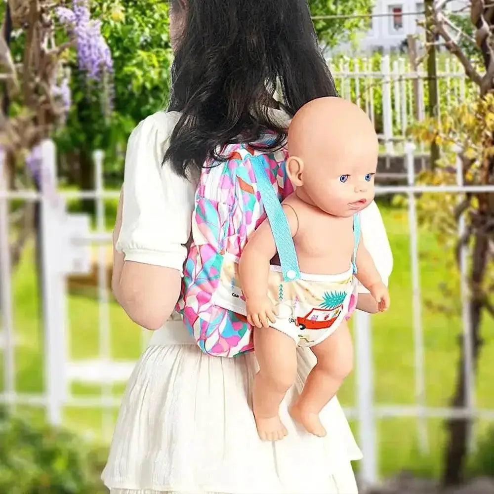  Doll Carrier Backpack for Front and Back Use - Fun Accessories with Storage for American Baby Dolls -  ToylandEU™