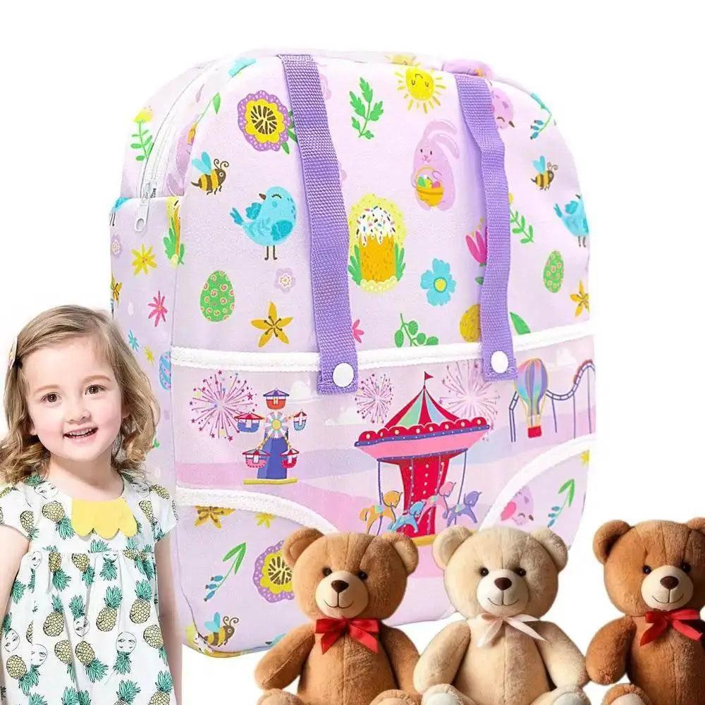  Doll Carrier Backpack for Front and Back Use - Fun Accessories with Storage for American Baby Dolls -  ToylandEU™