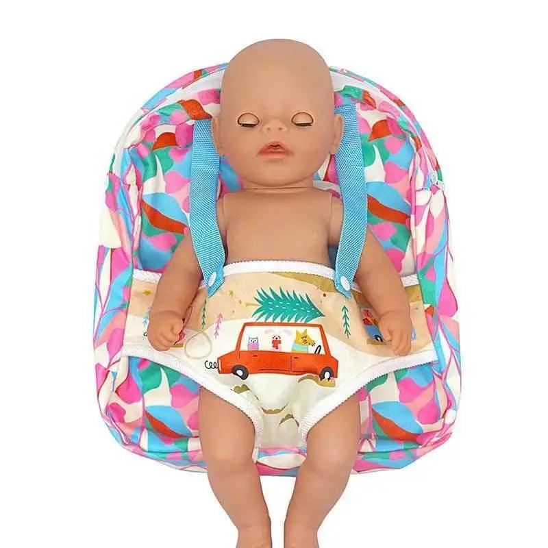  Doll Carrier Backpack for Front and Back Use - Fun Accessories with Storage for American Baby Dolls -  ToylandEU™