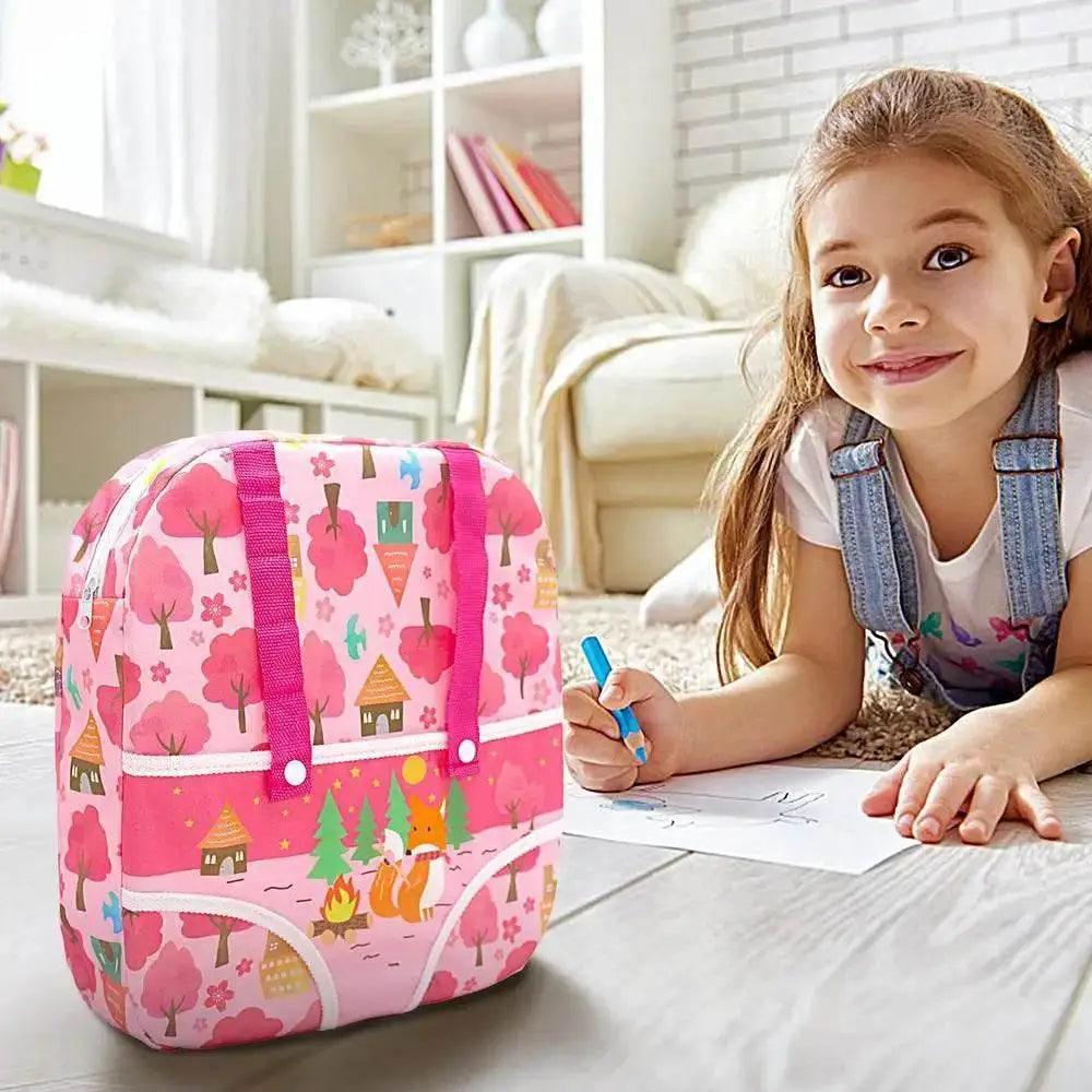  Doll Carrier Backpack for Front and Back Use - Fun Accessories with Storage for American Baby Dolls -  ToylandEU™