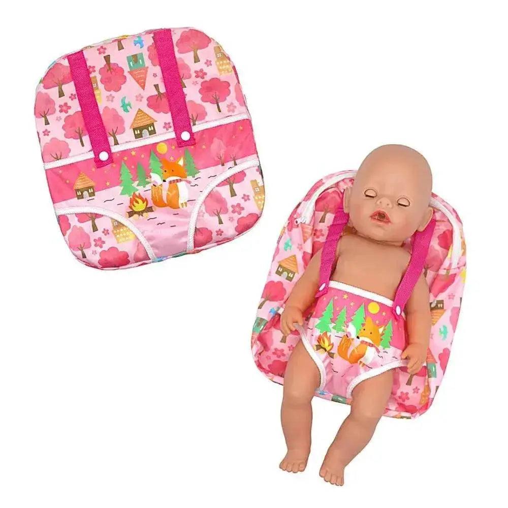  Doll Carrier Backpack for Front and Back Use - Fun Accessories with Storage for American Baby Dolls -  ToylandEU™