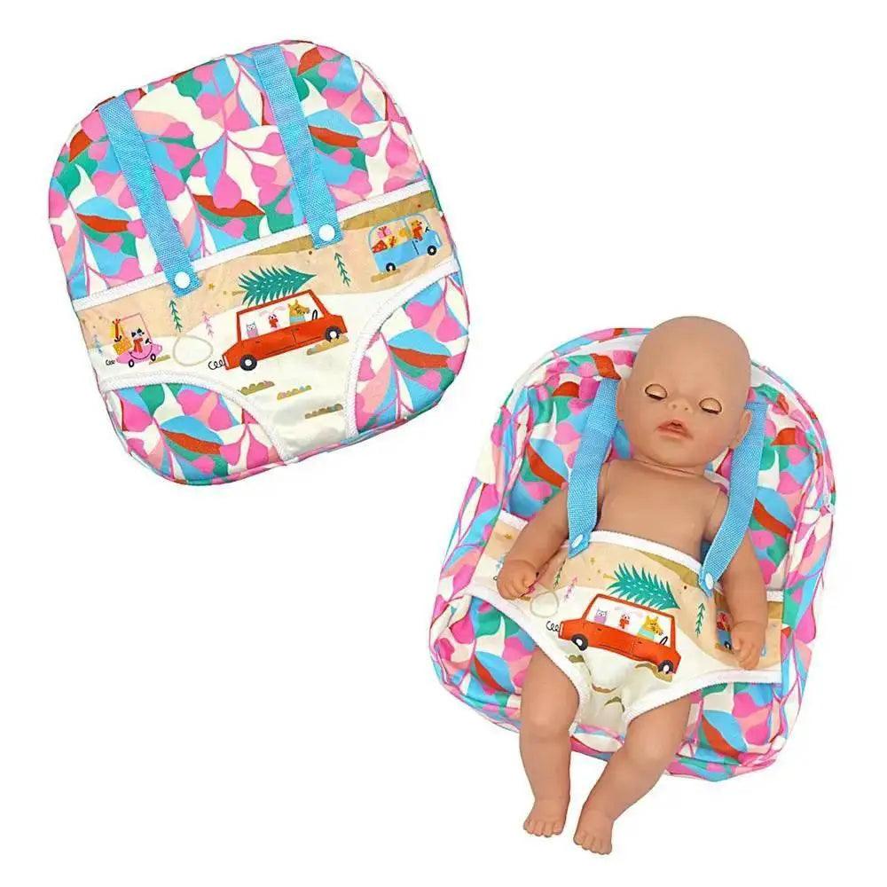  Doll Carrier Backpack for Front and Back Use - Fun Accessories with Storage for American Baby Dolls -  ToylandEU™