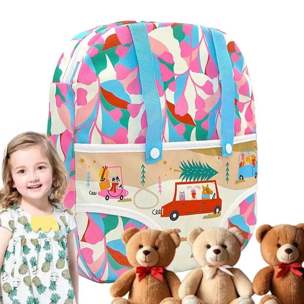  Doll Carrier Backpack for Front and Back Use - Fun Accessories with Storage for American Baby Dolls -  ToylandEU™
