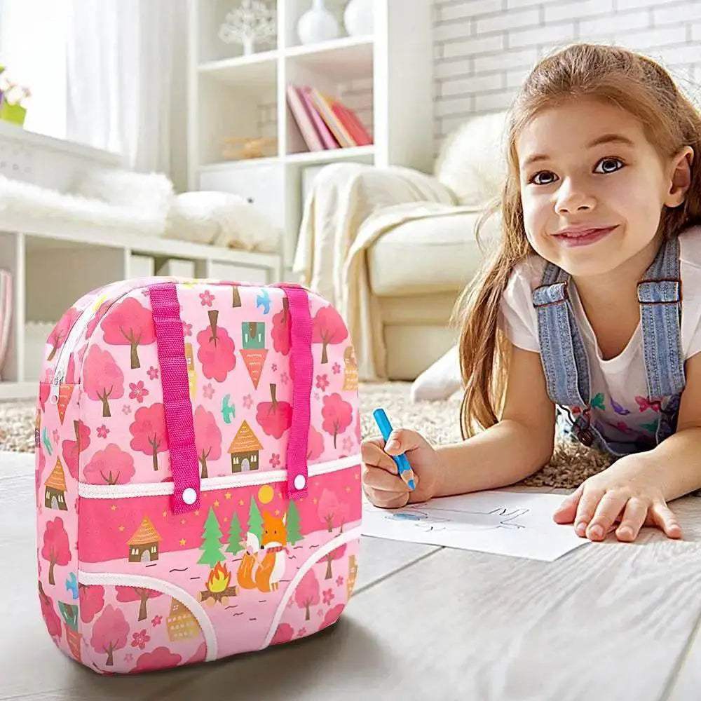 Doll Carrier Backpack for Front and Back Use - Fun Accessories with Storage for American Baby Dolls -  ToylandEU™