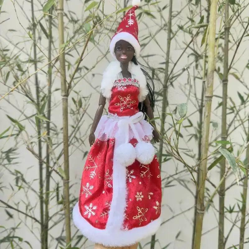  Christmas Family Set with Baby Girl and Black Dolls 5.5 and 11.5 Inch Kids Toys -  ToylandEU™