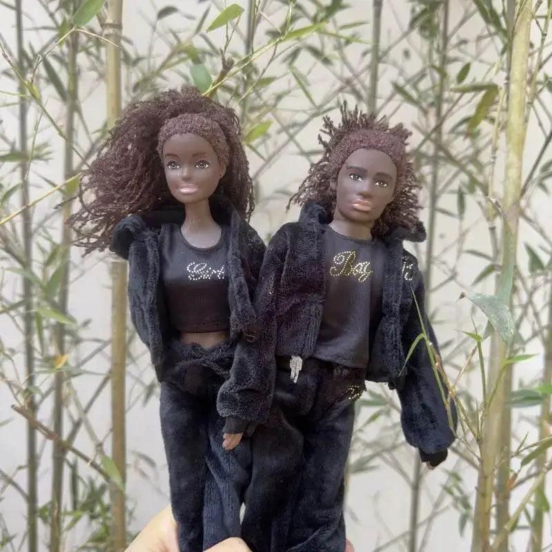  Christmas Family Set with Baby Girl and Black Dolls 5.5 and 11.5 Inch Kids Toys -  ToylandEU™