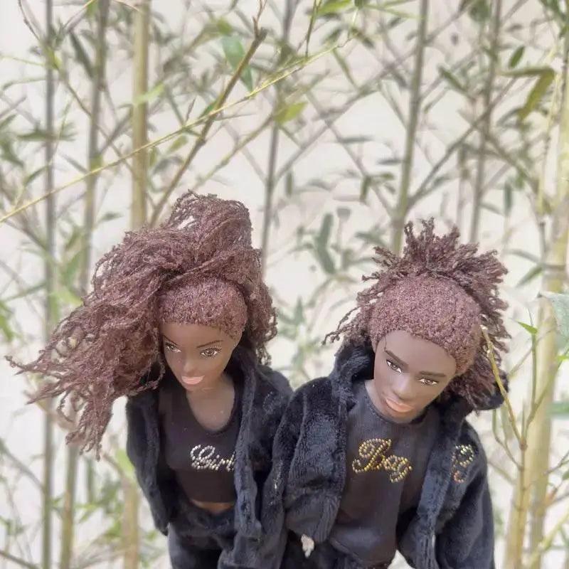  Christmas Family Set with Baby Girl and Black Dolls 5.5 and 11.5 Inch Kids Toys -  ToylandEU™