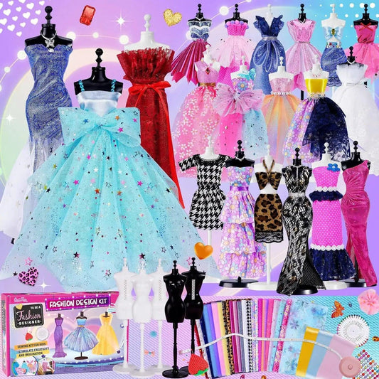  Doll Clothes Craft Kit With 80 Outfits And 600 Pieces -  ToylandEU™