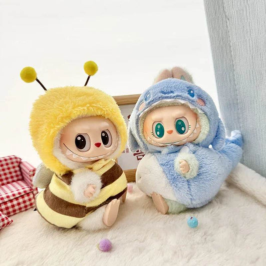 Doll Clothes For 15-17cm Labubu Pendant Baby Bee Shark - ToylandEU