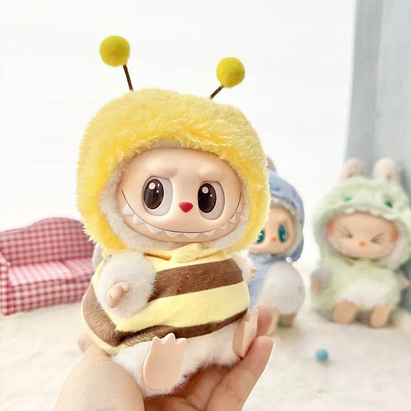 Doll Clothes For 15-17cm Labubu Pendant Baby Bee Shark - ToylandEU