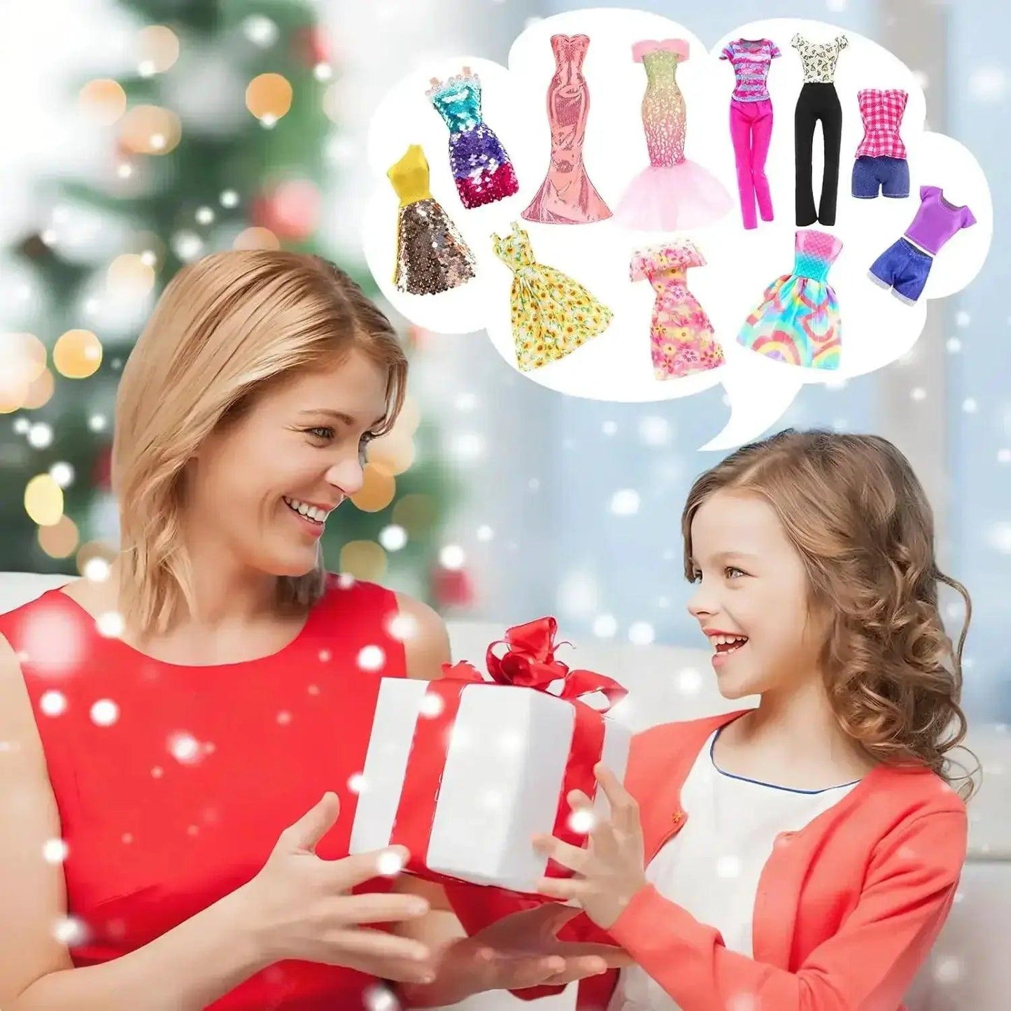  Doll Clothes Set 23 Piece Mermaid Dress Gift Ready -  ToylandEU™