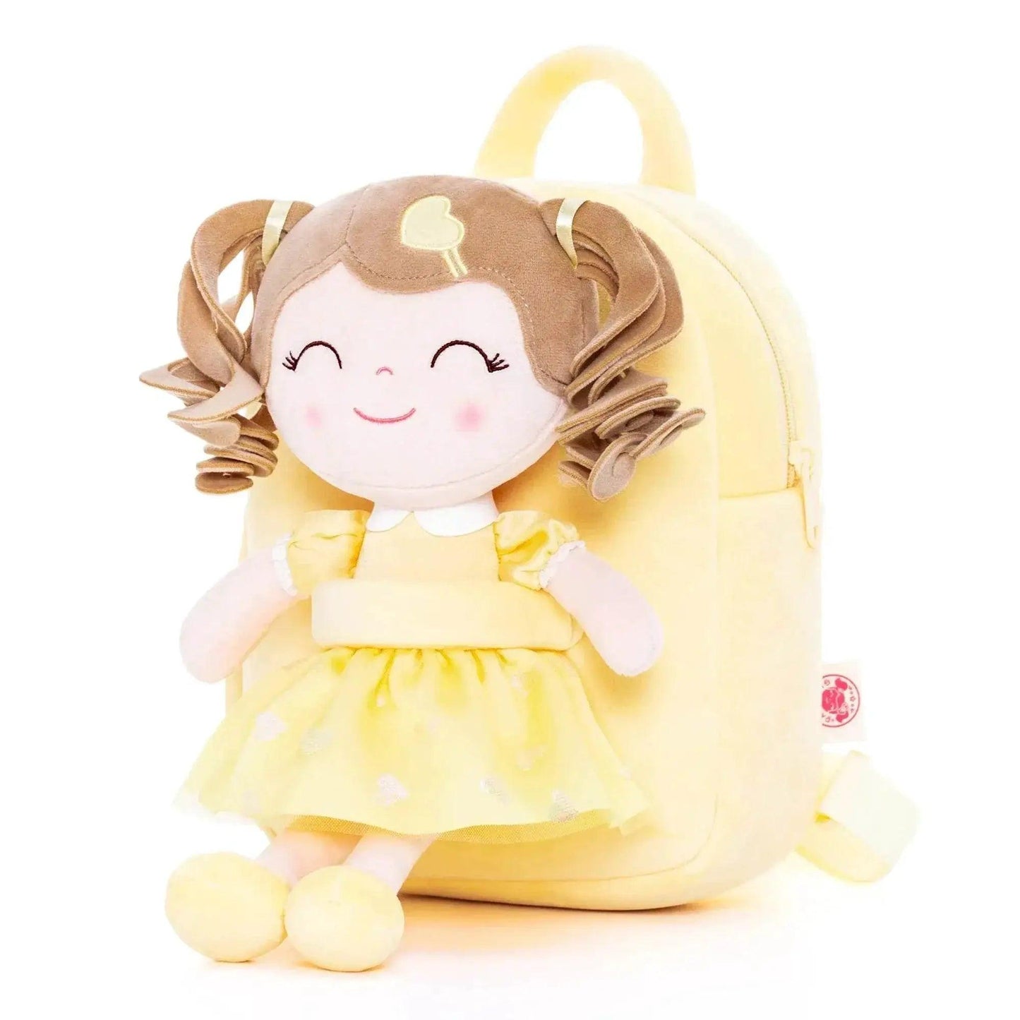  Curls Princess Doll Plush Backpack for Girls - Gloveleya Soft Stuffed Toy Gifts -  ToylandEU™