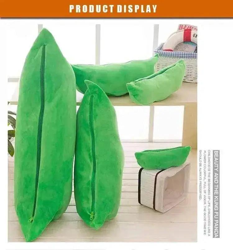  Cute Plush Peas Filled Plant Toy Creative Pea Children Kawaii Doll Bean Baby Pillow Cushion Girl Gift -  ToylandEU™