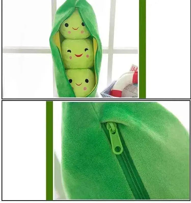  Cute Plush Peas Filled Plant Toy Creative Pea Children Kawaii Doll Bean Baby Pillow Cushion Girl Gift -  ToylandEU™