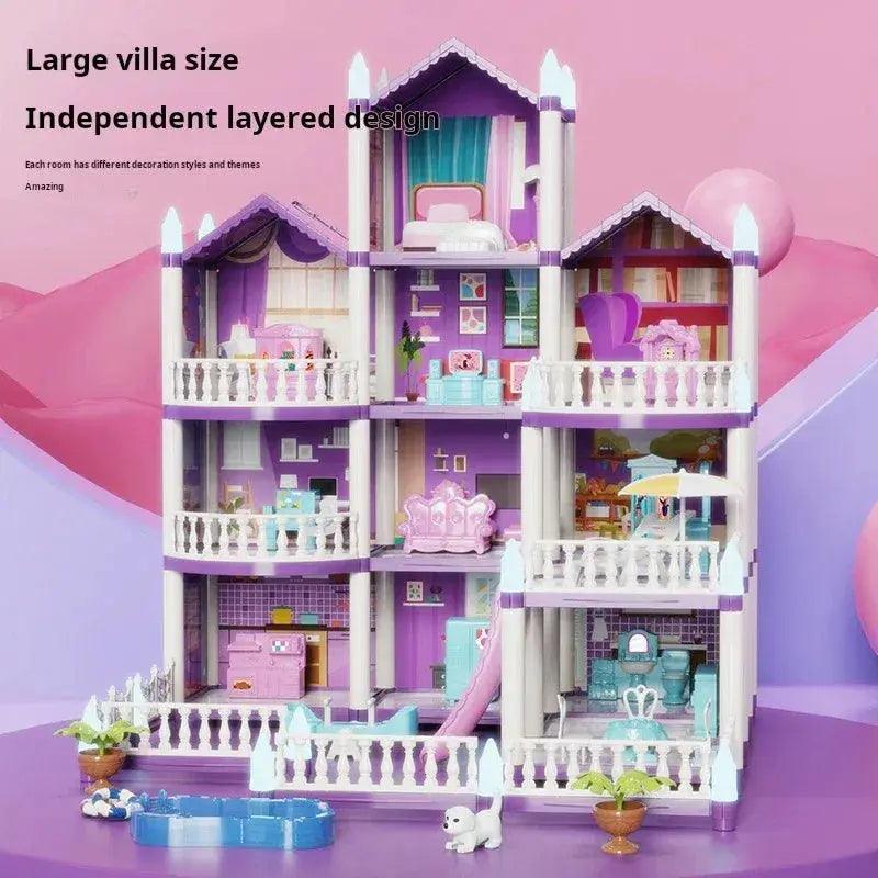  DIY 3D Dream Castle Doll House Kit For Creative Play -  ToylandEU™