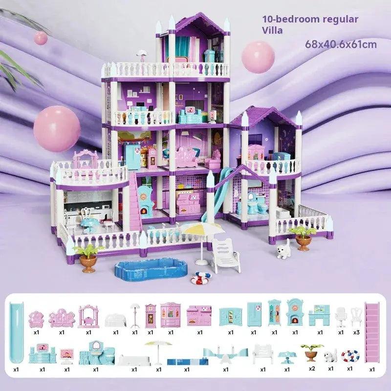  DIY 3D Dream Castle Doll House Kit For Creative Play -  ToylandEU™