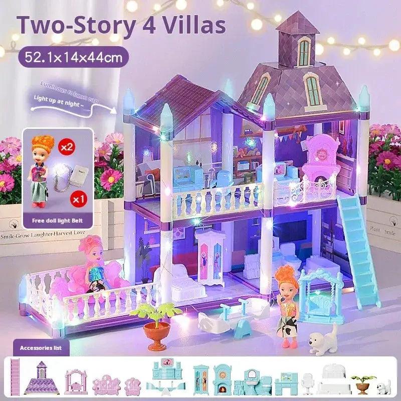  DIY 3D Dream Castle Doll House Kit For Creative Play -  ToylandEU™