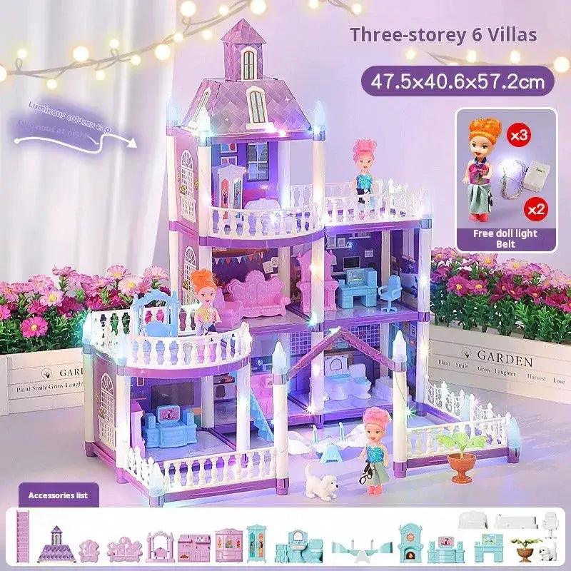  DIY 3D Dream Castle Doll House Kit For Creative Play -  ToylandEU™